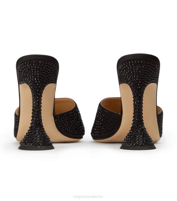 Stöckelschuhe| de Tony Bianco Frauen Serri-Absätze schwarzer Satin 4624162